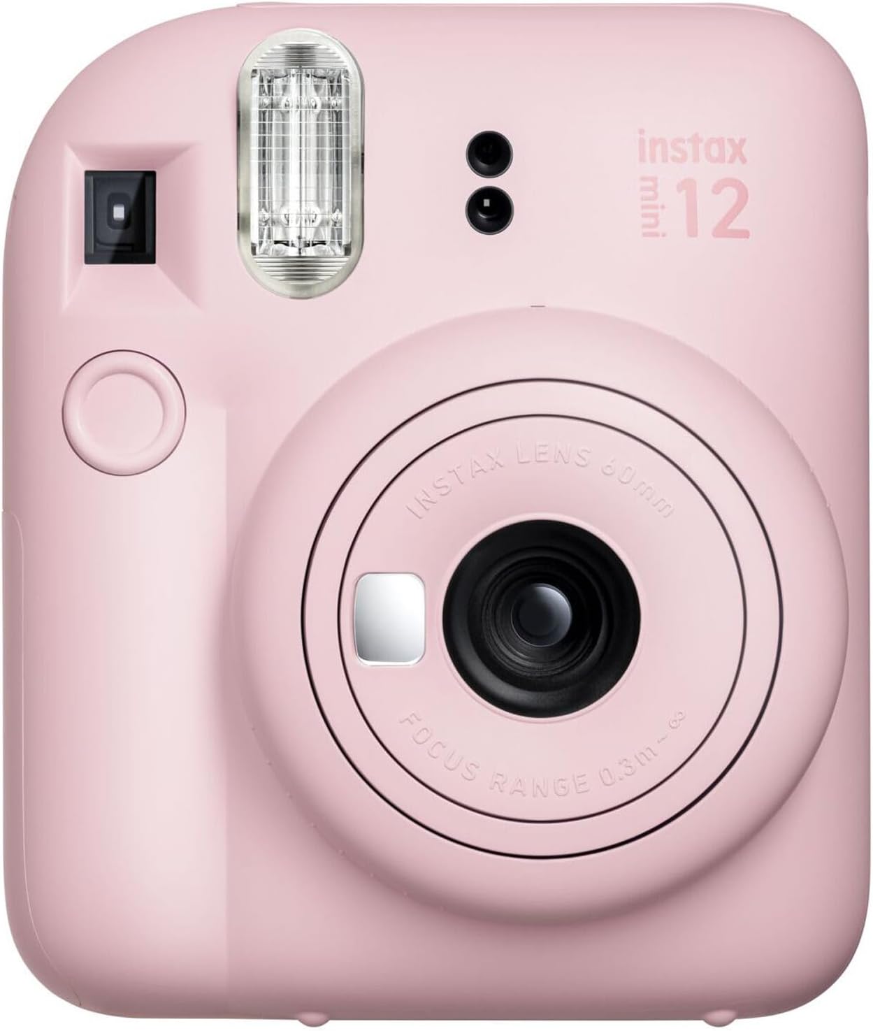 Fujifilm Instax Mini 12 Instant Camera Blossom Pink Bundle with Fuji Instax Mini Film Value Pack (80 Sheets) + Protective Carrying Case + Photo Album + Microfiber Cleaning Cloth