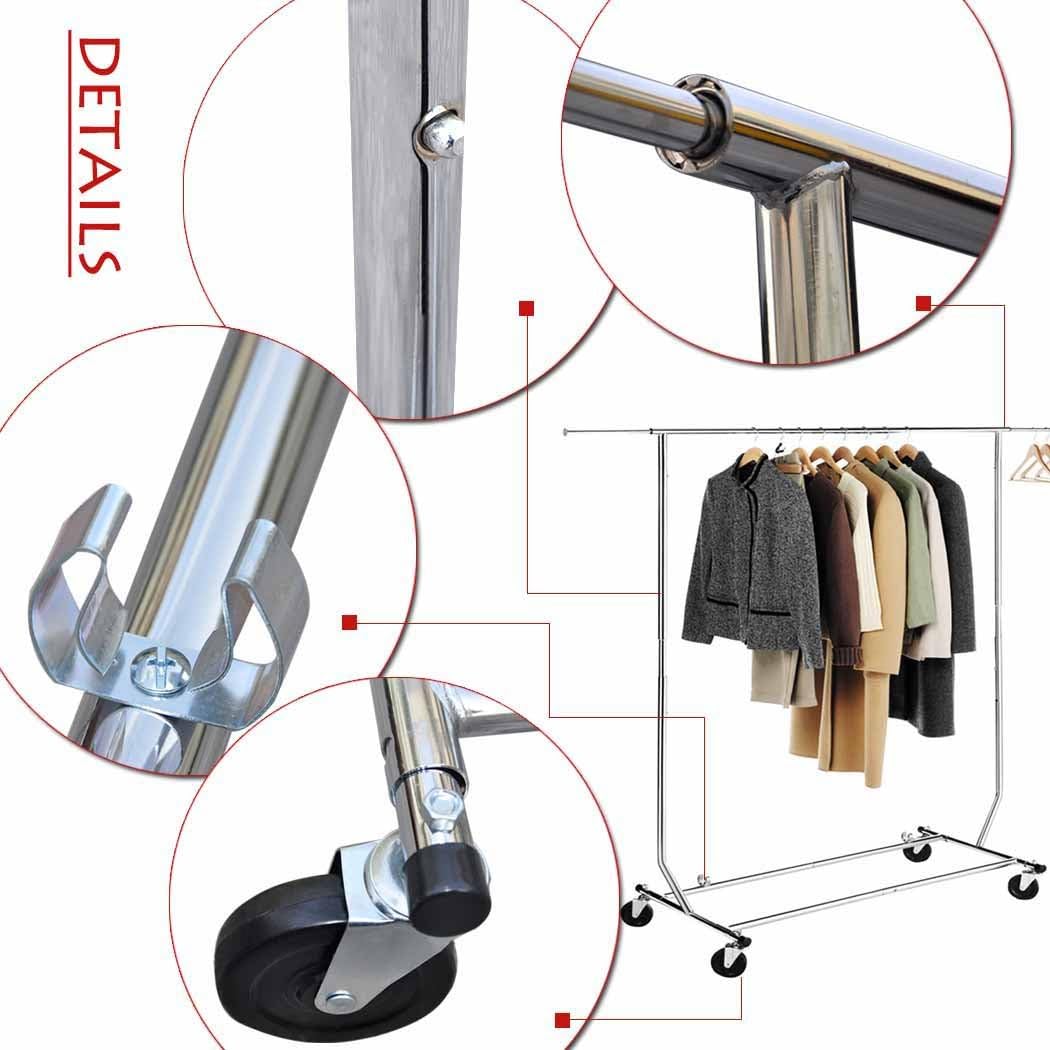 Round Tubing Collapsible Garment Rack, 44670