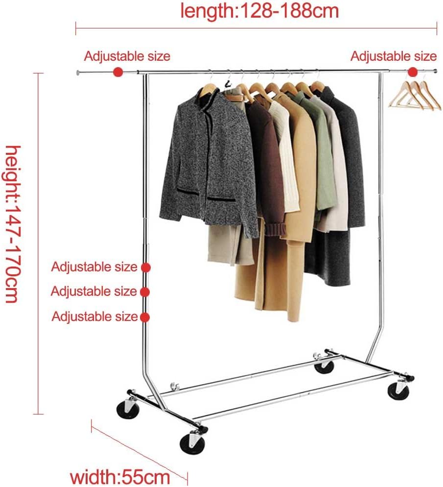Round Tubing Collapsible Garment Rack, 44670