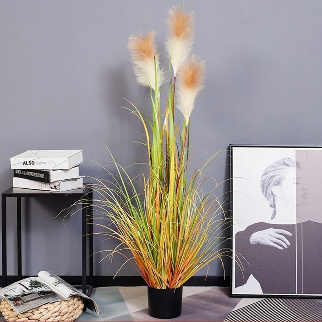 Artificial Flowers Artificial Flowers Fake Plant Dried Flowers Arrangements Artificial Faux Reed Flower Stems Bunch Home Decorations Artificial Flowers for Outdoors