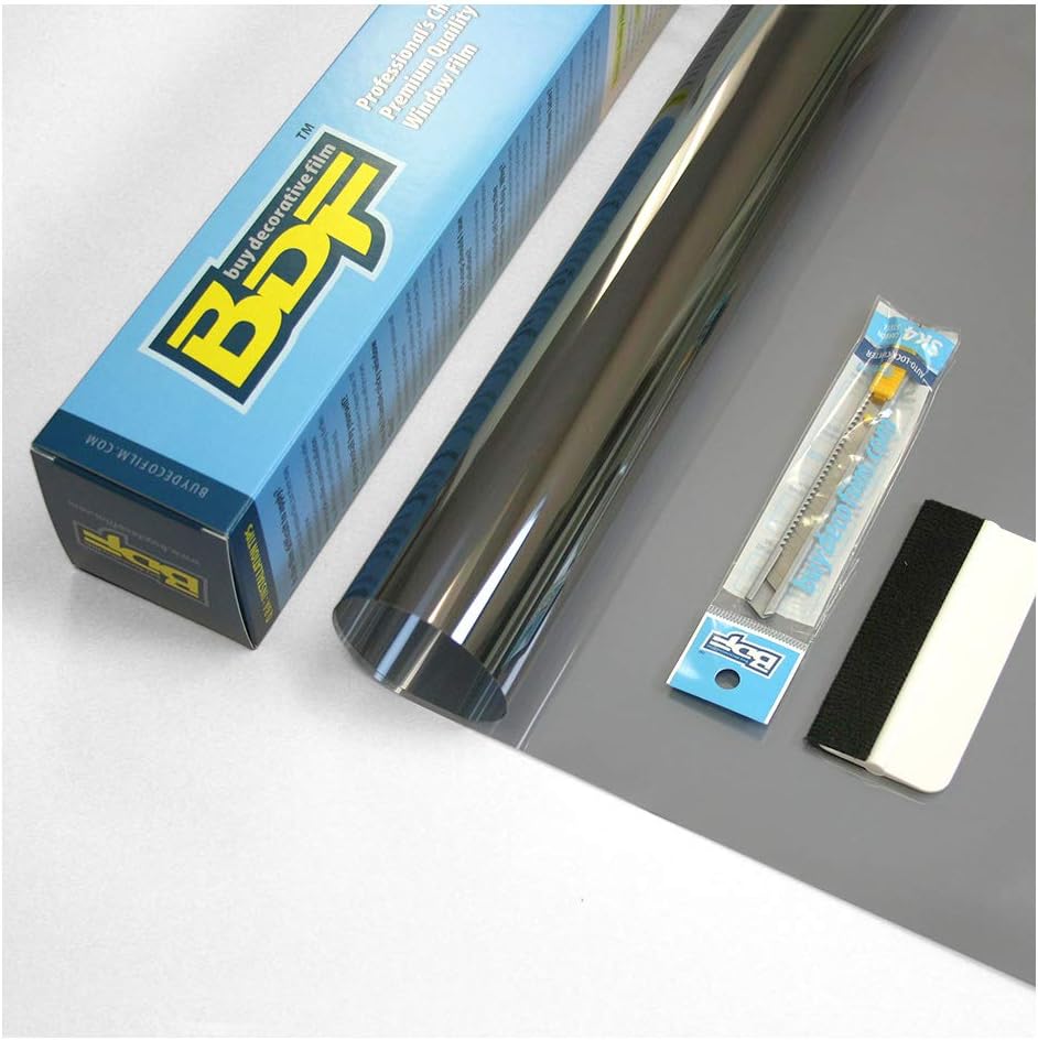BDF NA35 Window Film Sun Control and Heat Rejection Natural Black 35 (Medium) - 48in X 25ft