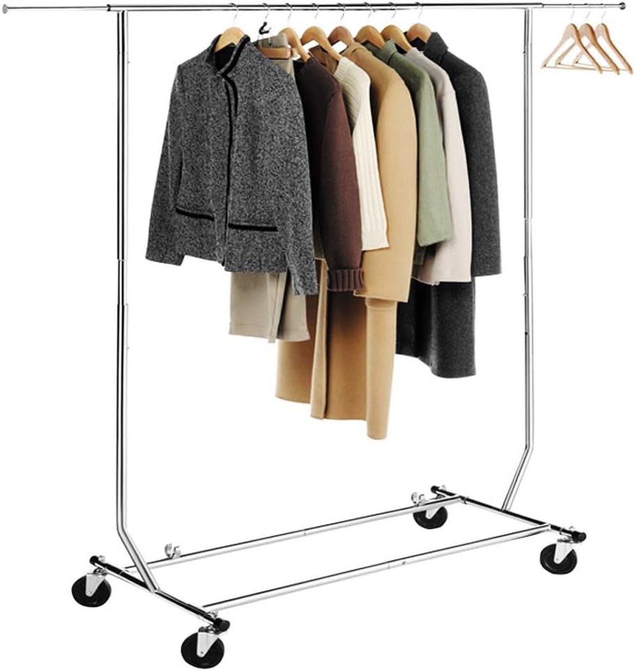 Round Tubing Collapsible Garment Rack, 44670