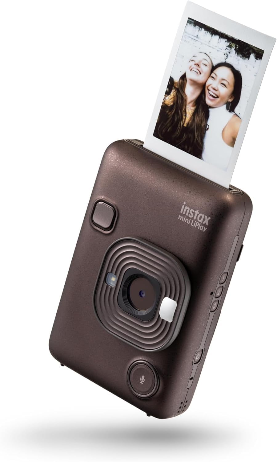 Fujifilm Mini LiPlay Hybrid Instant Camera with Mini Film (Deep Bronze, w/ 40 Film Sheets)