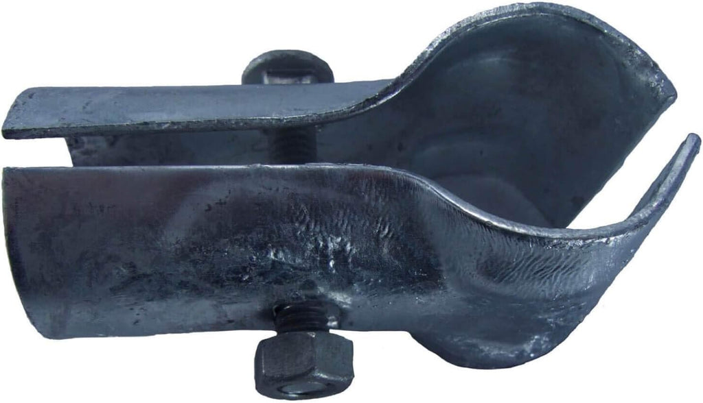 Black Powder Coated Chain Link Fence Butterfly Gate Latch - 1-3/8' Gate Frame and 2-3/8' Gate Post - Fence Gate Latch with Hole for Padlock - CASE Qty 10