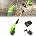 Garden Tiller, Electric Cordless Hand Tiller Cultivator with 4000mAh Rechargeable Lithium Battery and Charger