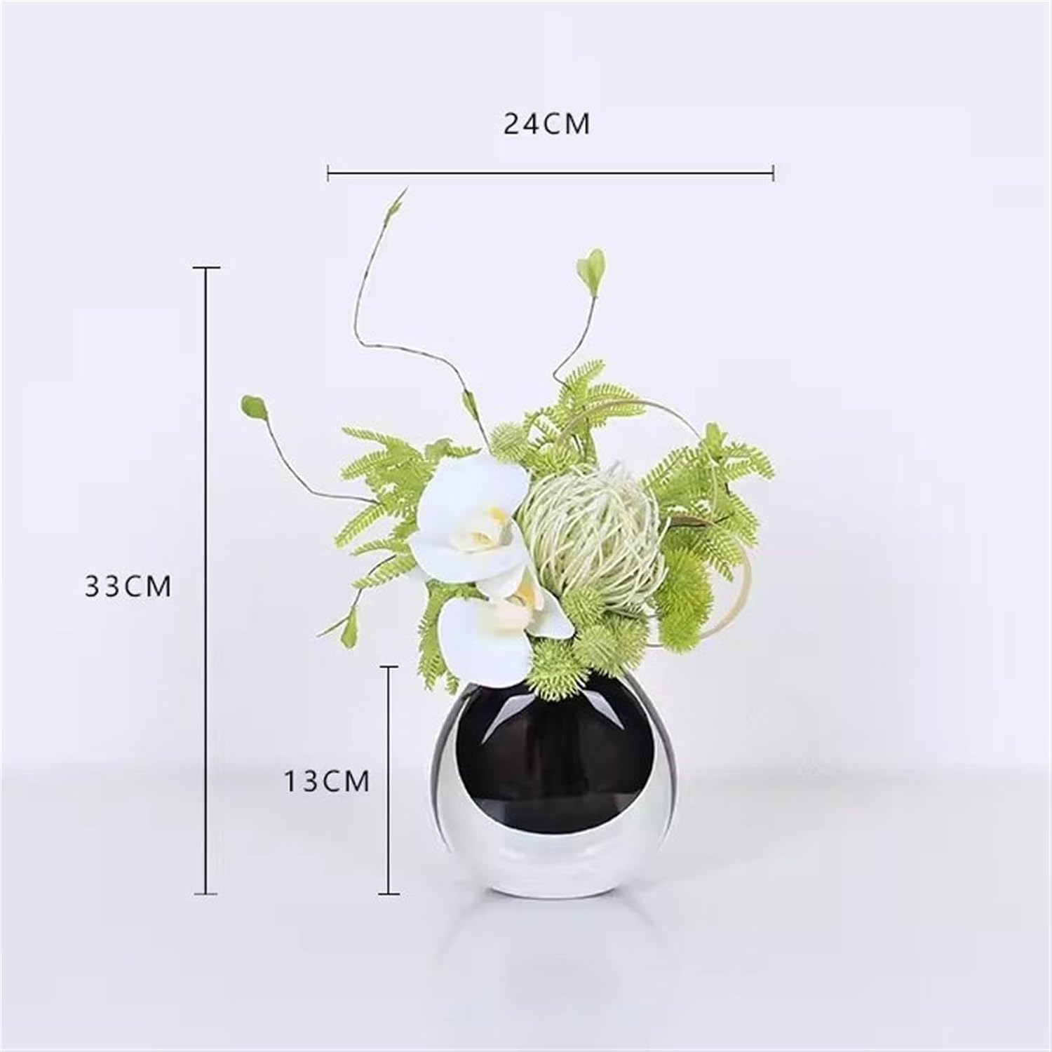 Faux Plants Table Centerpiece Decorations Simulation Dried Flowers Set Home Coffee Table Arrangement Soft Furnishing Fake Flowers Spring Summer Decoration(C)