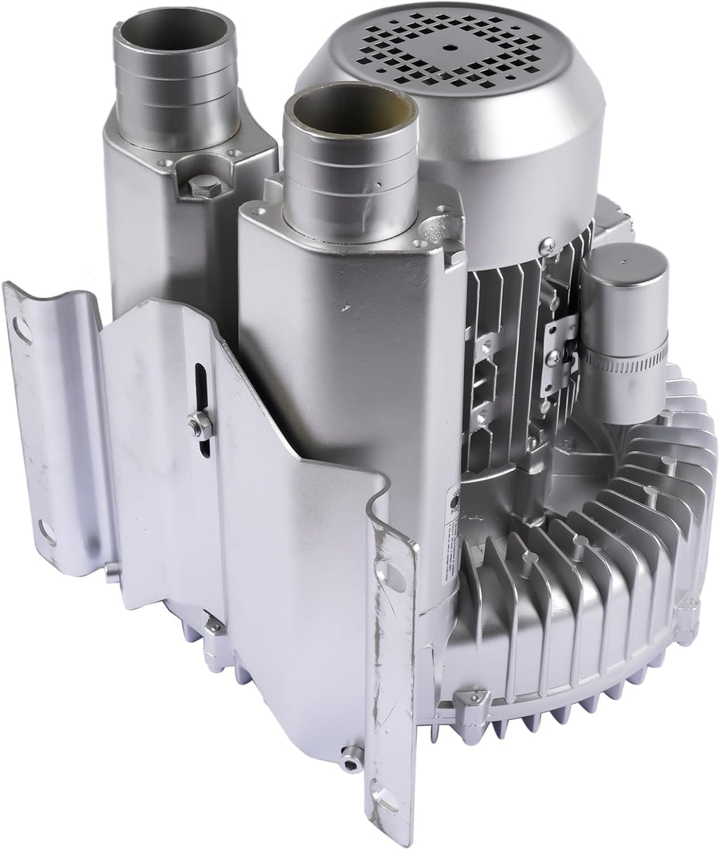 Industrial Vacuum Pump for Factory Ventilation Dust Removal, 220V/380V AC Three Phases Regenerative Blower, 1.5KW, Maximum Rated Airflow 263m³/h (155CFM)