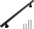 Modket Euroline Series Matte Black T Bar Pull Handle — 8-7/8' (224mm) Hole Centers, 11' Overall Length — 20 Pack Modern Kitchen Cabinet Door Drawer Hardware/Dresser