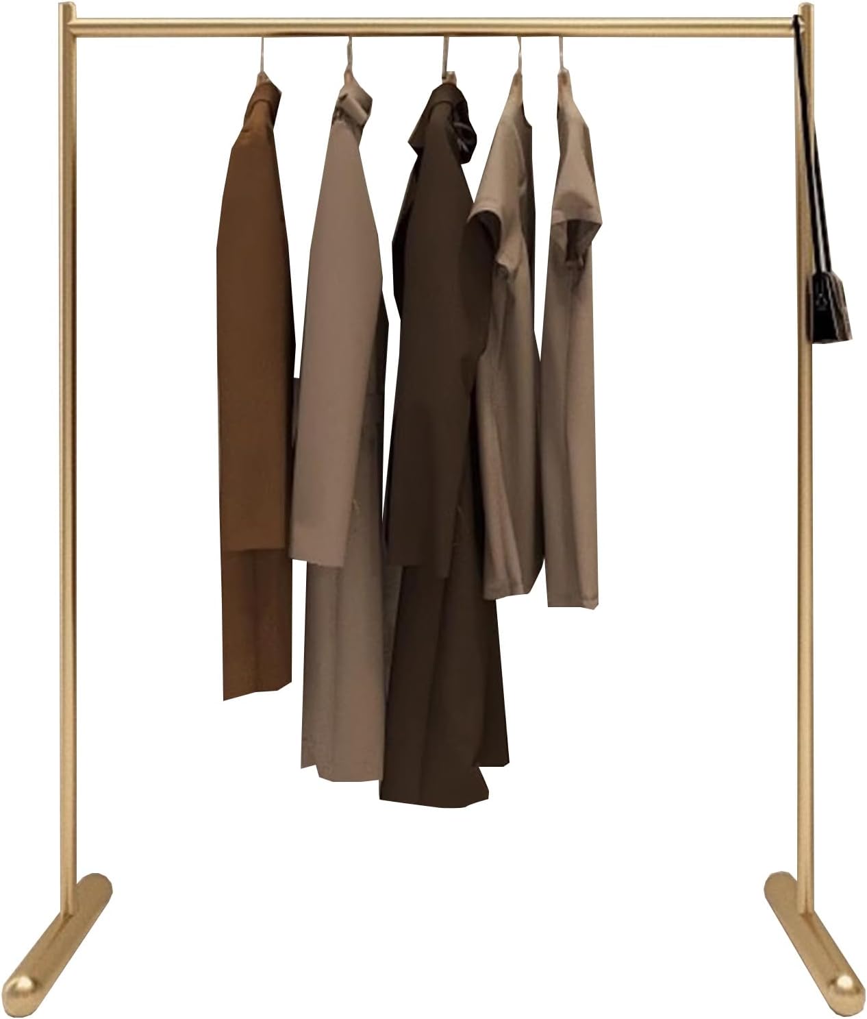 Garment Rack Heavy Duty Clothing Racks For Hanging Clothes, Gold Metal Clothes Rail For Bedroom And Office, Single Rod Coat Rack And Clothes Organizer, Commercial Clothes Display R(Size:120X40X160CM)