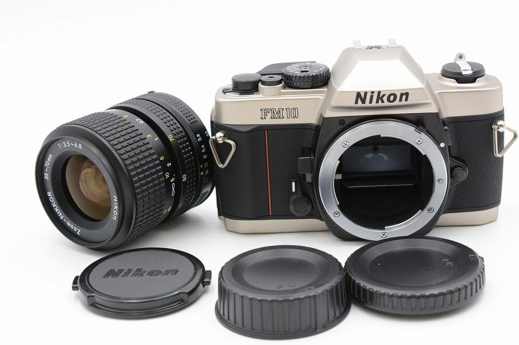Nikon FM10 Digital SLR Camera Kit with Housing and AI Lens 35-70 mm F/3.5-4.8 Silver