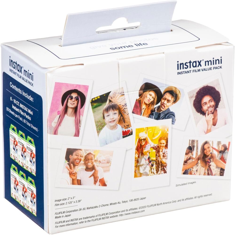 Fujifilm Instax Mini Value Pack Instant Film (300 Exposures) Bundle with Microfiber Cleaning Cloth