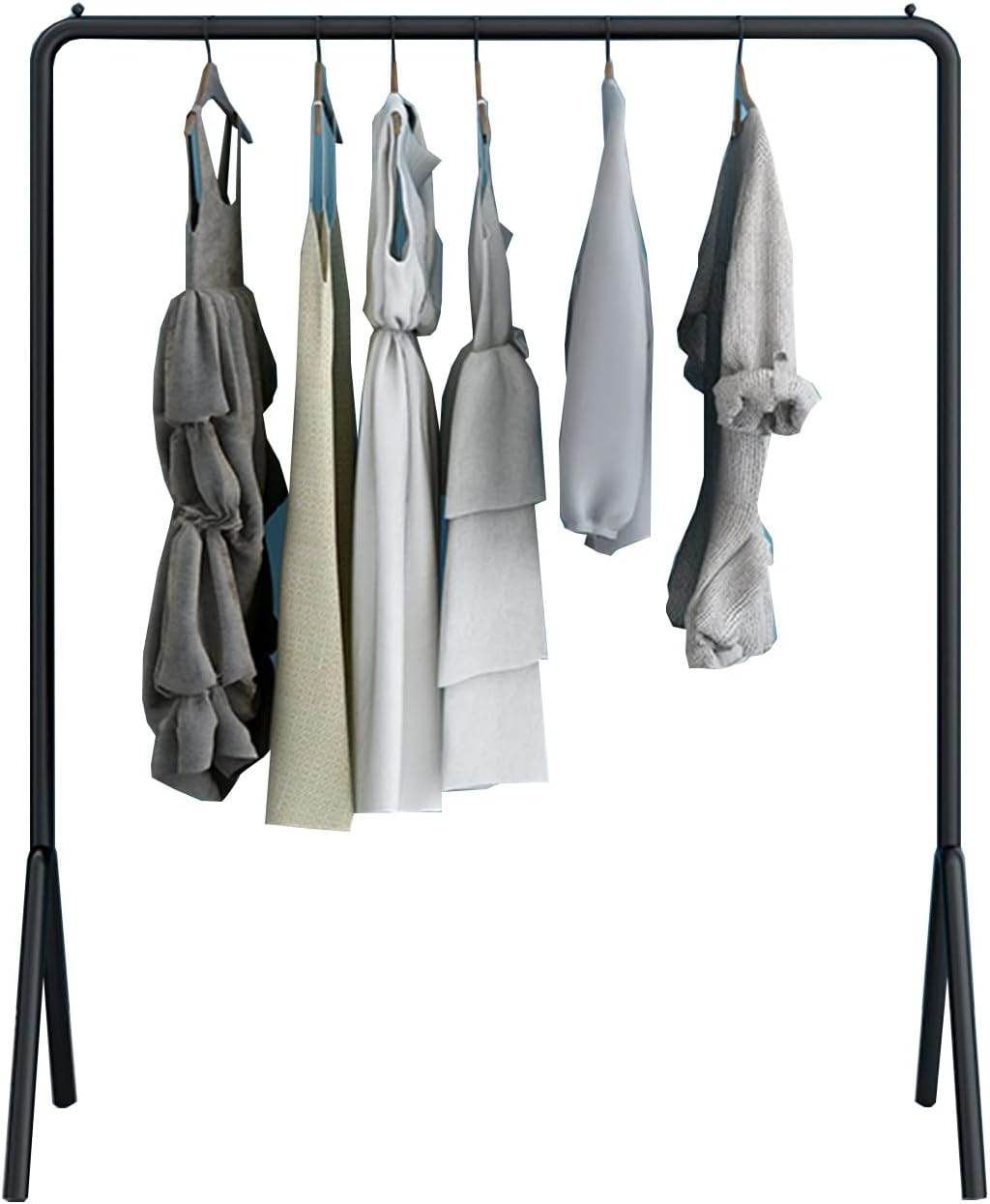 Coat Rack Clothing Rack Metal Garment Rack for Hanging Clothes Bedroom Corridor Laundry Room Retail Display Rack(Gold 100x40x150CM)