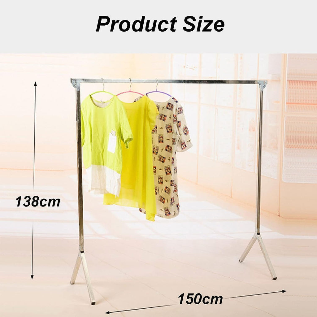 Laundry Drying Rack Stainless Steels Clothes Drying Rack Laundry Rack Portable Foldable Hanging Racks for Clothes Indoor Outdoor Clothes Drying Rack Outdoor Indoor