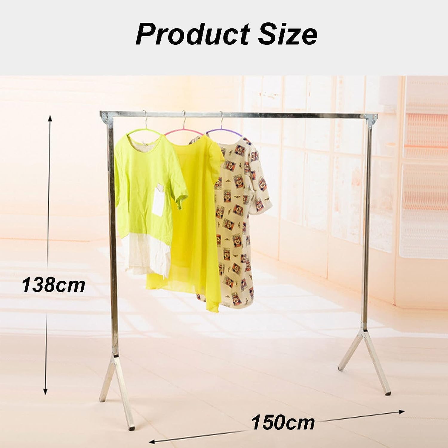 Laundry Drying Rack Stainless Steels Clothes Drying Rack Laundry Rack Portable Foldable Hanging Racks for Clothes Indoor Outdoor Clothes Drying Rack Outdoor Indoor