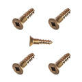 Square Drive Flat Head Wood Screw Silicon Bronze 651#6X5/8 Qty 250 Durable Fasteners for Construction Automotive Repair Machinery Assembly Improvement Projects