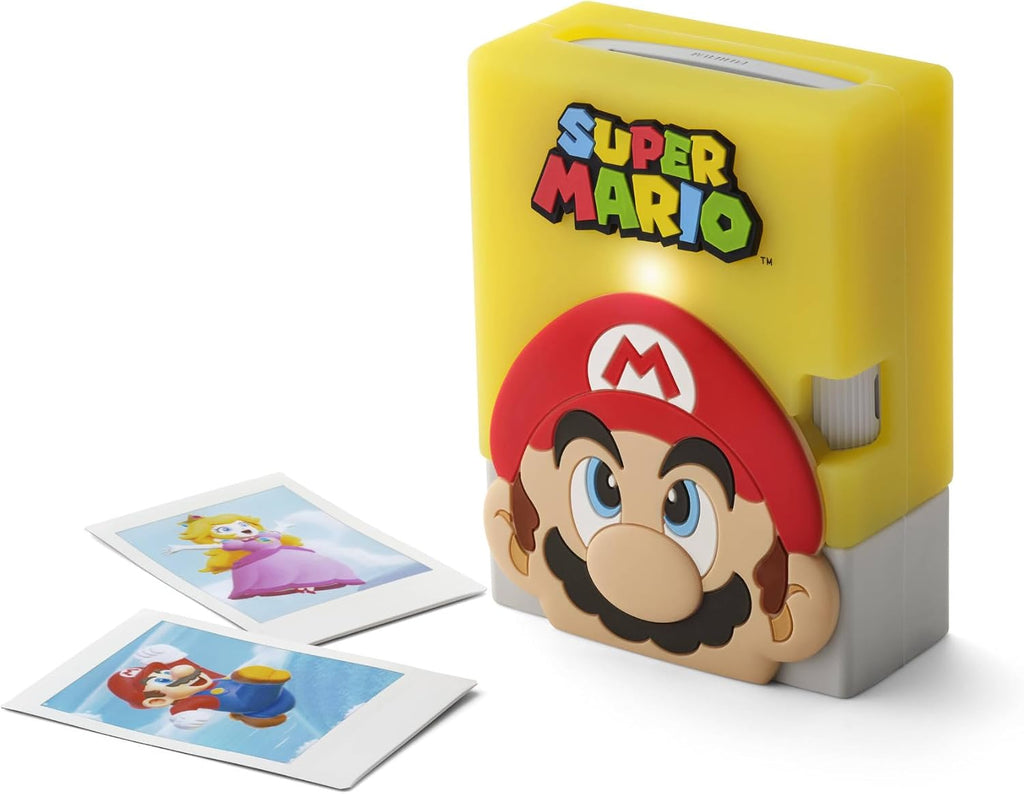 Fujifilm Instax Mini Link 3 Smartphone Printer with Super Mario Case (Clay White) Bundle with 20 Exposure Film and Accessories Kit (3-Items)