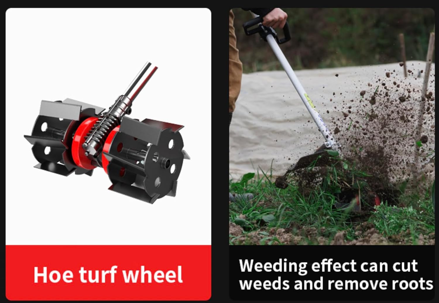 GX50 Backpack Gas Hedge Trimmer, Brush Cutter (40T), Weed Eater/String, Cultivator,Tiller, Pole Saw & 12' Chainsaw Pruner with Extension Pole