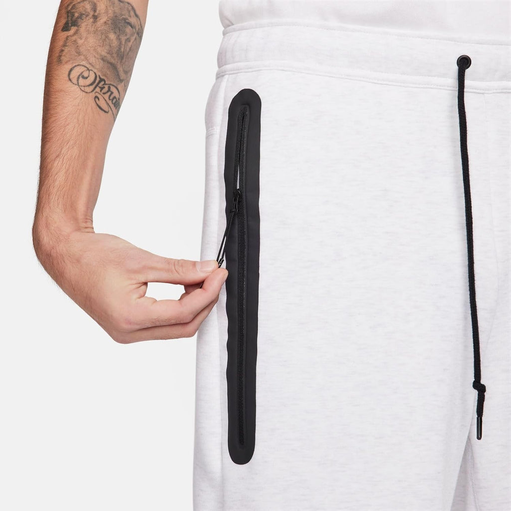 Nike Sportswear Tech Fleece Men's Shorts (Birch Heather/Black, FB8171-051) Size Medium