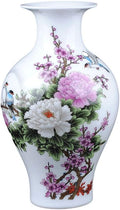 Vase Ceramic Small White Home Living Room Dried Flower Arrangement Flower Decoration Ornament (Fish Tail)