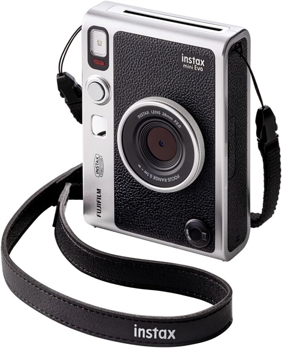 Fujifilm Instax Mini EVO Instant Camera with Instax Mini Films 2 Twin Packs (40 Instant mini Films)
