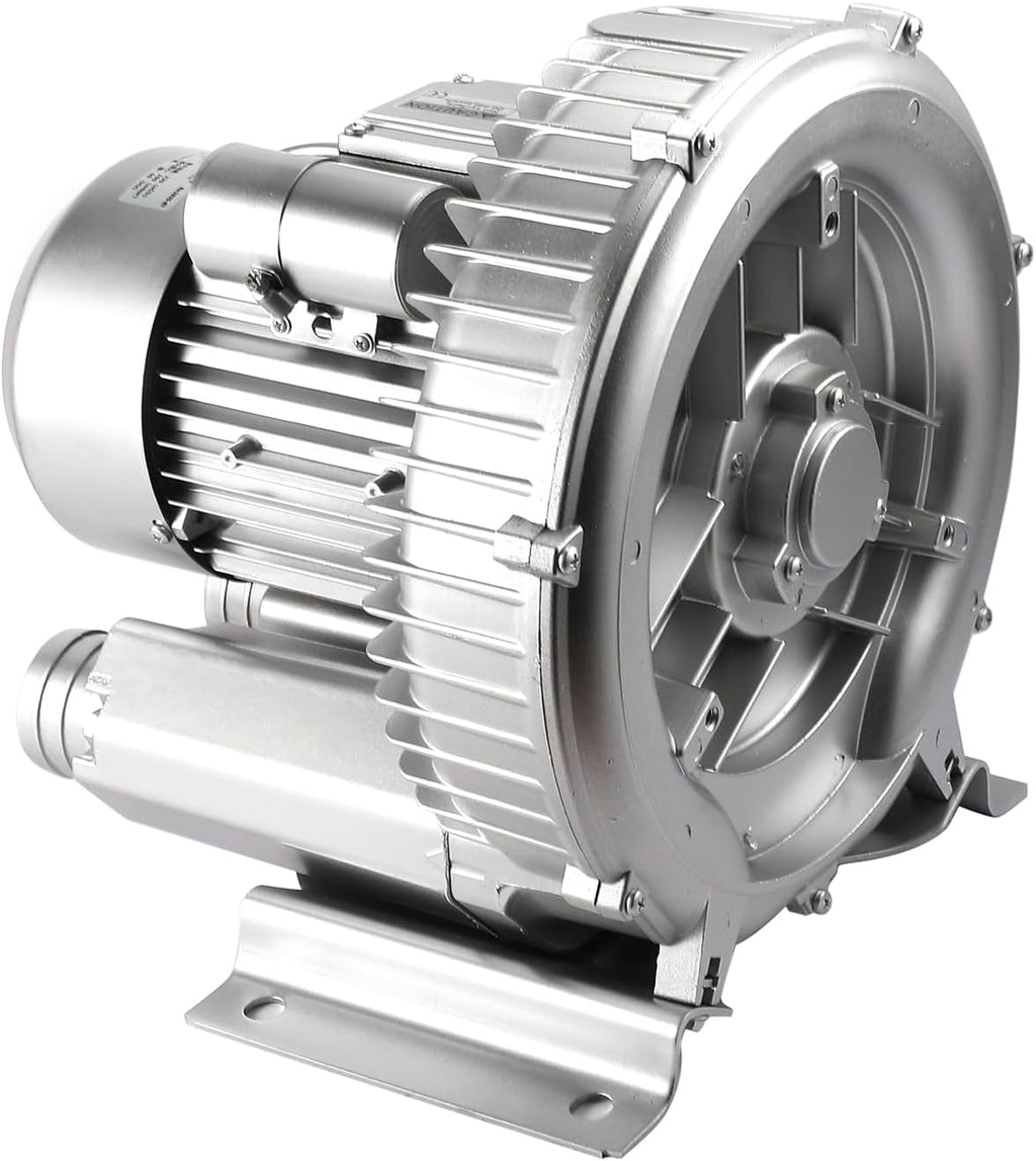 2LG5107AA21 2LG510-7AA21 2HP Regenerative Blower 110-120V 150 CFM 1.75 kW Vacuum Pump Fits for Industrial Air Blowing, Aeration, Vacuum Systems