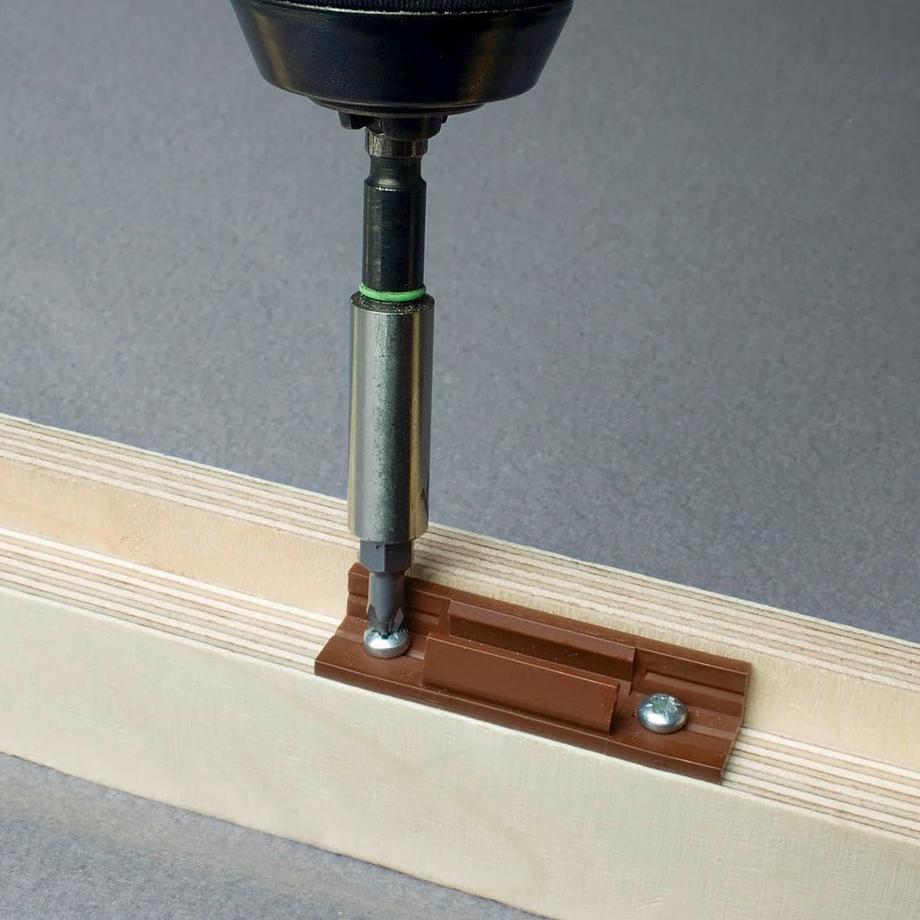 KNAPP KLICKpro Dovetail Receiving Connector – Quick Assembly with Woodworking Tools - No Visible Nail Holes for a Clean Finish - Durable & Versatile for Wood Jointer Projects – 500 PCS