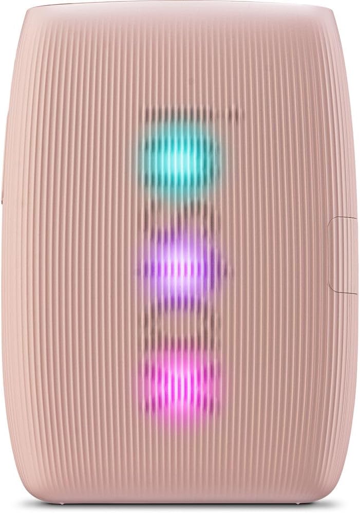 FUJIFILM INSTAX Mini Link 3 Smartphone Printer Bundle, Includes: FUJIFILM INSTAX Mini Instant Color Film (40 Exposures) and Rainbow Film (10 Exposures) (4 Items) (Clay White) (Rose Pink)