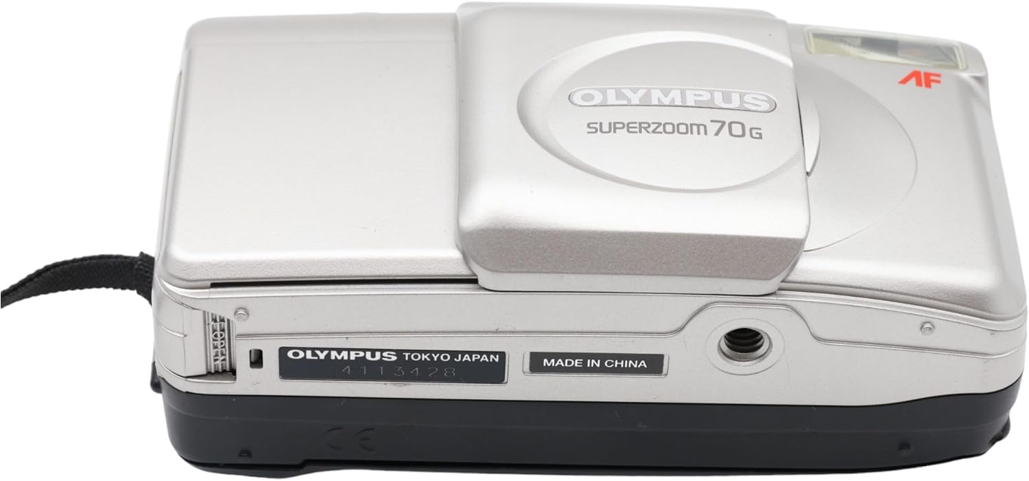 Olympus Superzoom 70 G – 35mm Point-and-Shoot Film Camera – 38–70 mm Zoom Lens, Auto Focus, Built-In Flash (Renewed)