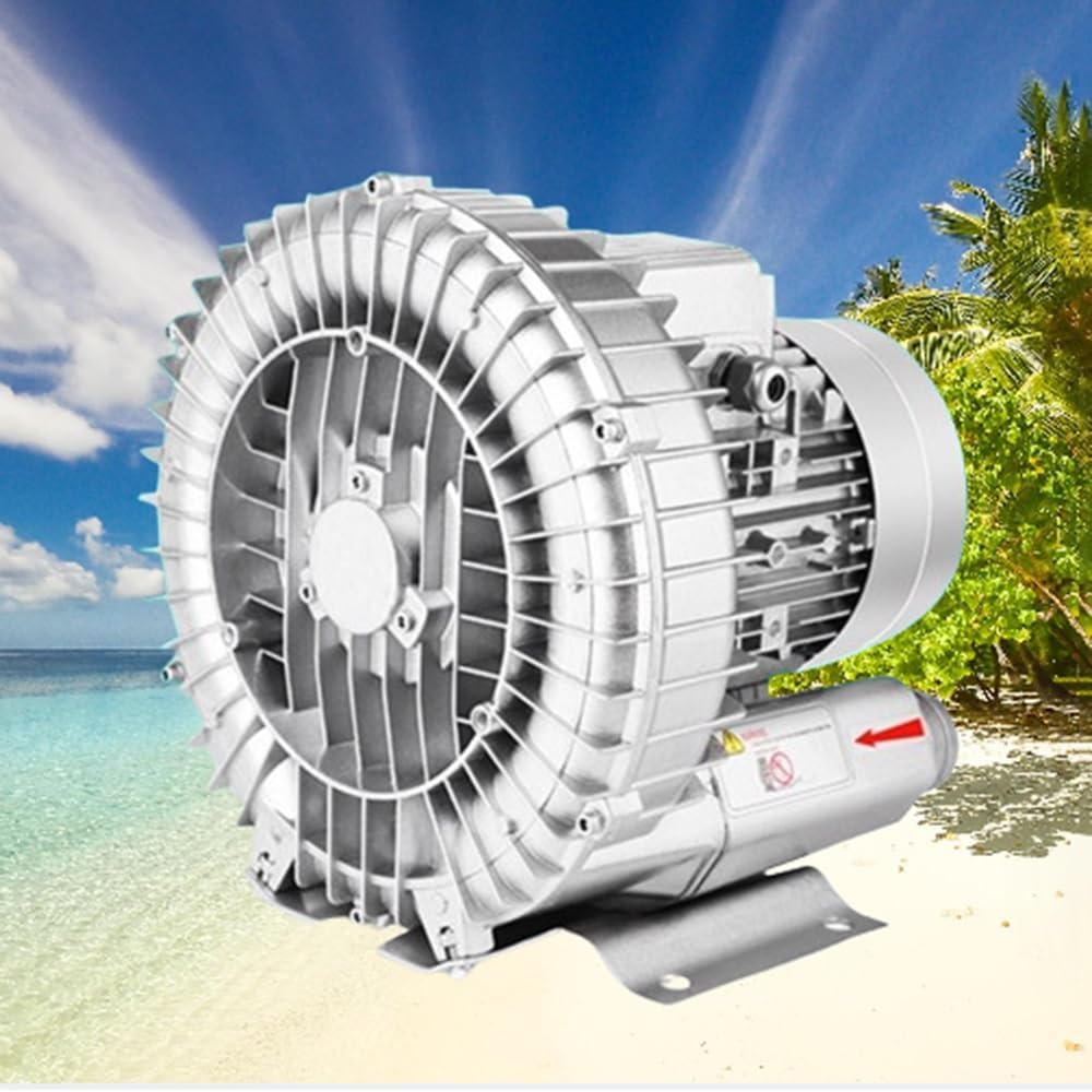 0.16HP~1.49HP Regenerative Blower, High-Pressure Vortex Ring Blower, for Air Blowing Or Suction, 110V 50Hz(370W/0.5HP)