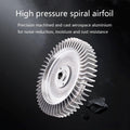 Regenerative Blower Silver, 110V 50Hz Single Phase, High-Pressure Vortex Ring Blower, 0.47HP 0.5HP 0.74HP 1.01HP 1.49HP Industrial Vacuum Pump for Air Blowing Or Suction(250W/0.33HP)