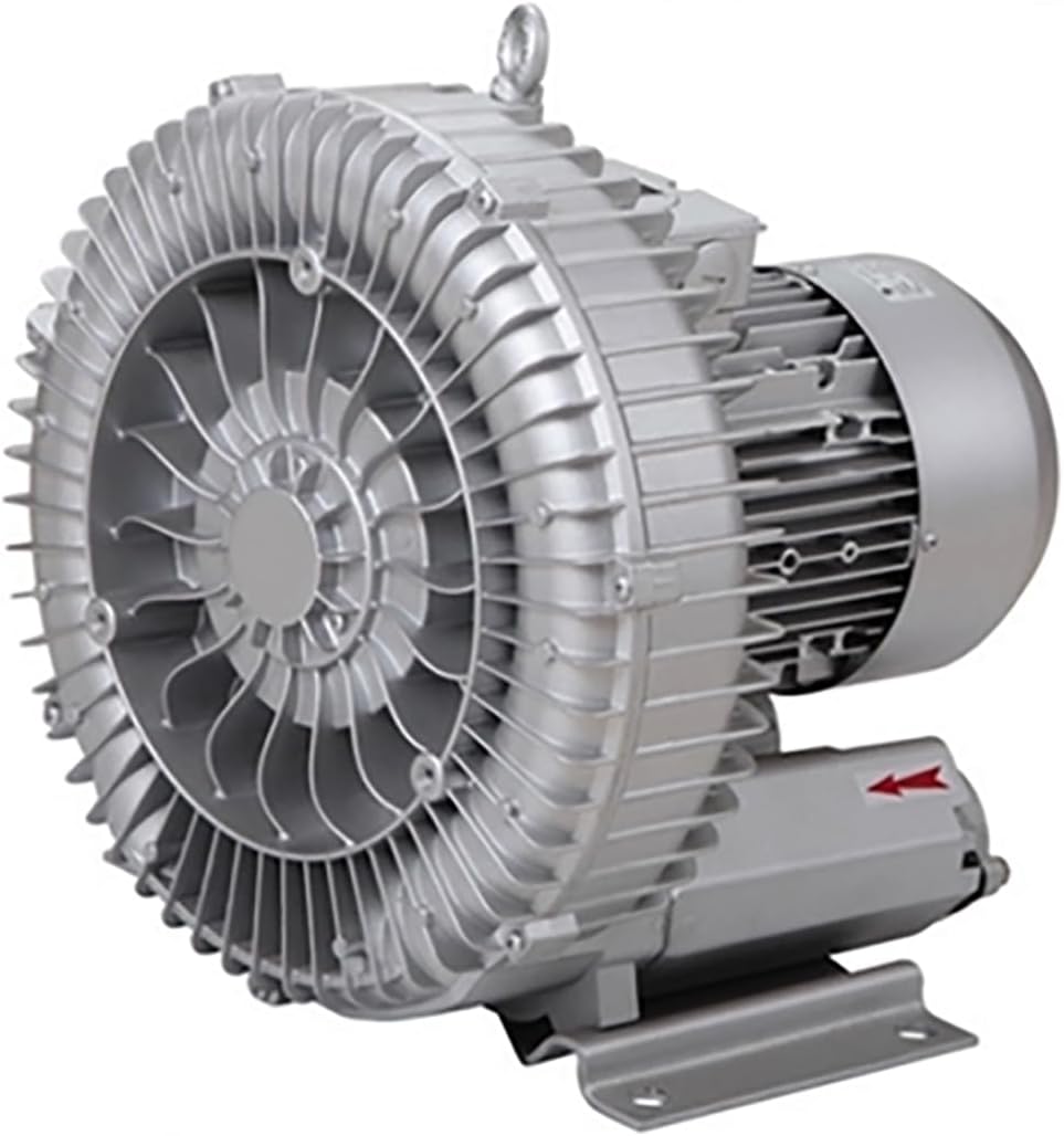 ATO Regenerative Blower for Air Blowing/Suction, 3 Phase 1/2 hp (400W) 380V Quiet 47CFM Industrial Vacuum Pump Blower,for Heavy Duty Aquarium Aerator