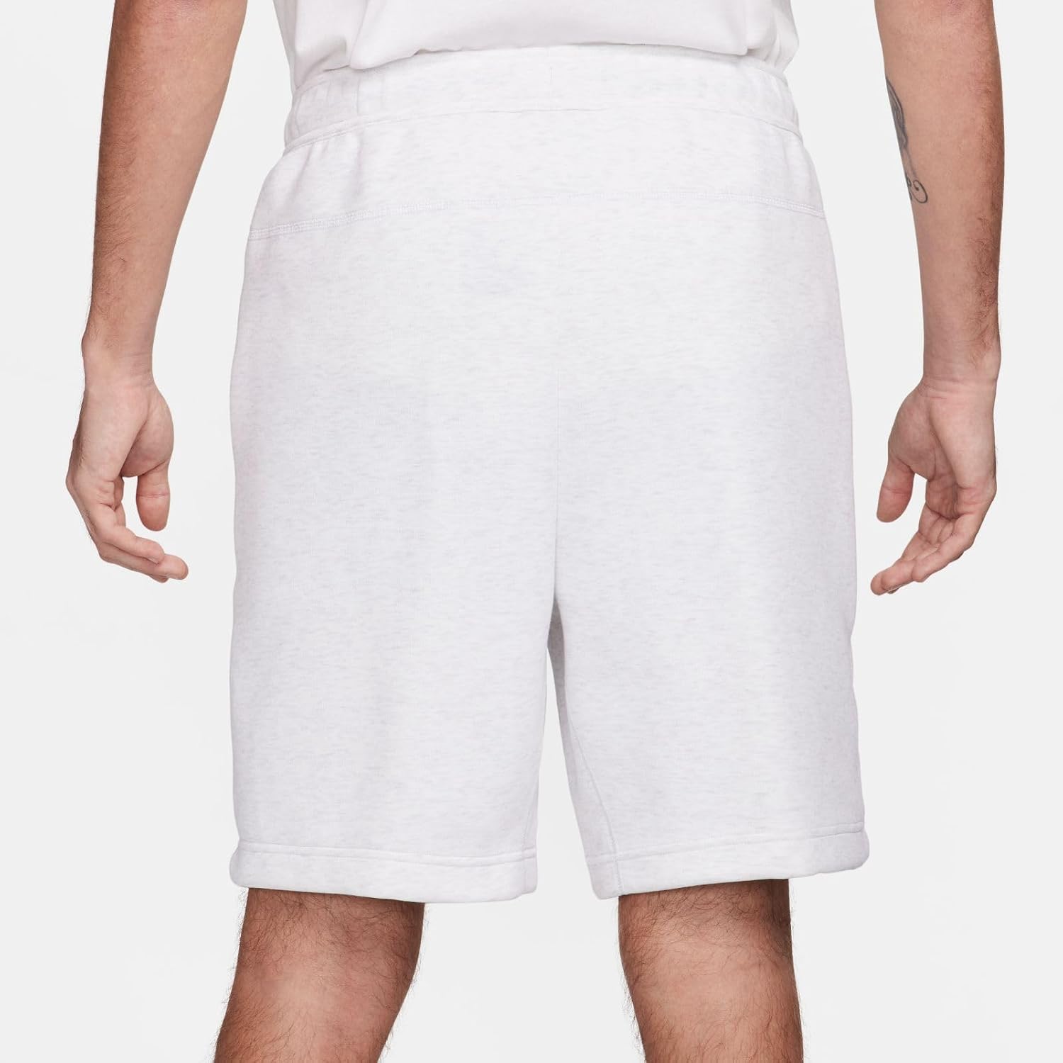 Nike Sportswear Tech Fleece Men's Shorts (Birch Heather/Black, FB8171-051) Size Large