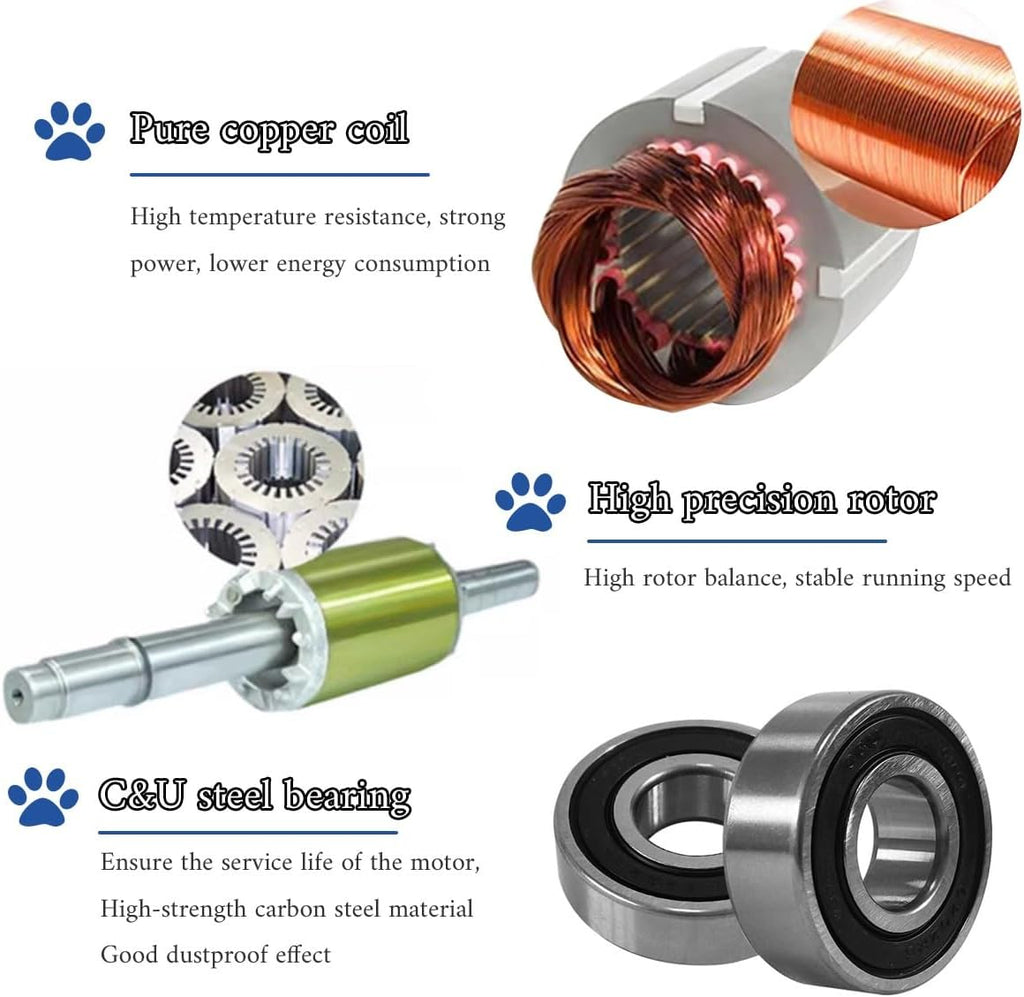 High Pressure Regenerative Blower, Industrial Vortex Ring Blower with Double Impeller, 110V 700W Turbine Blower for Fish Pond Aeration