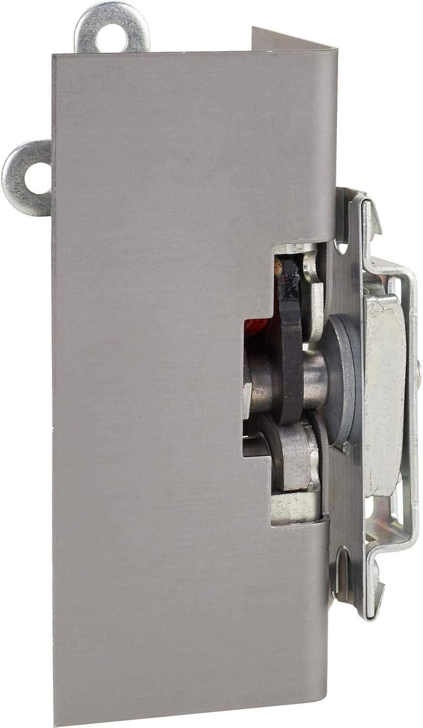 Speedway Motors Universal Slim Line Bear Jaw Complete Door Latch Kit Includes Left and Right Latches Mounting Plates Striker Pins Cage Nut Plates for Street Rods