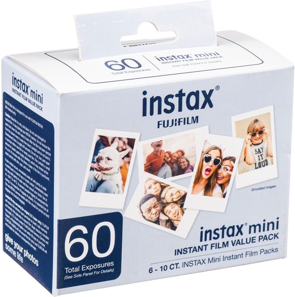 Fujifilm Instax Mini Value Pack Instant Film (240 Exposures) Bundle with Microfiber Cleaning Cloth