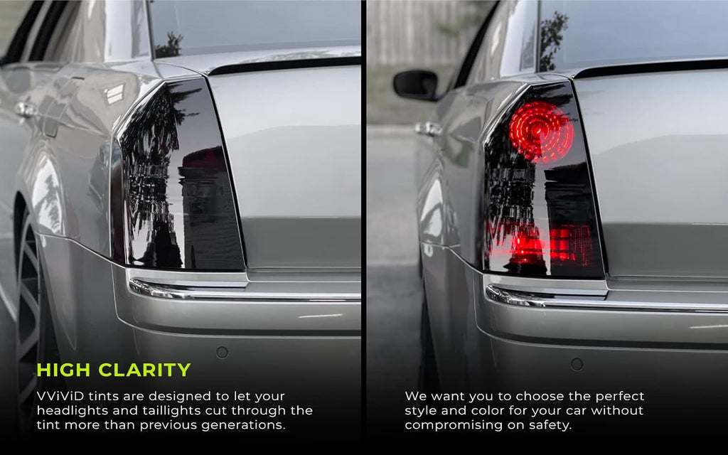 VViViD Air-Tint Dark Black Headlight Taillight Tint Air-Release Vinyl Wrap Film Roll (60 Inch x 300 Inch (Extra-Large roll))