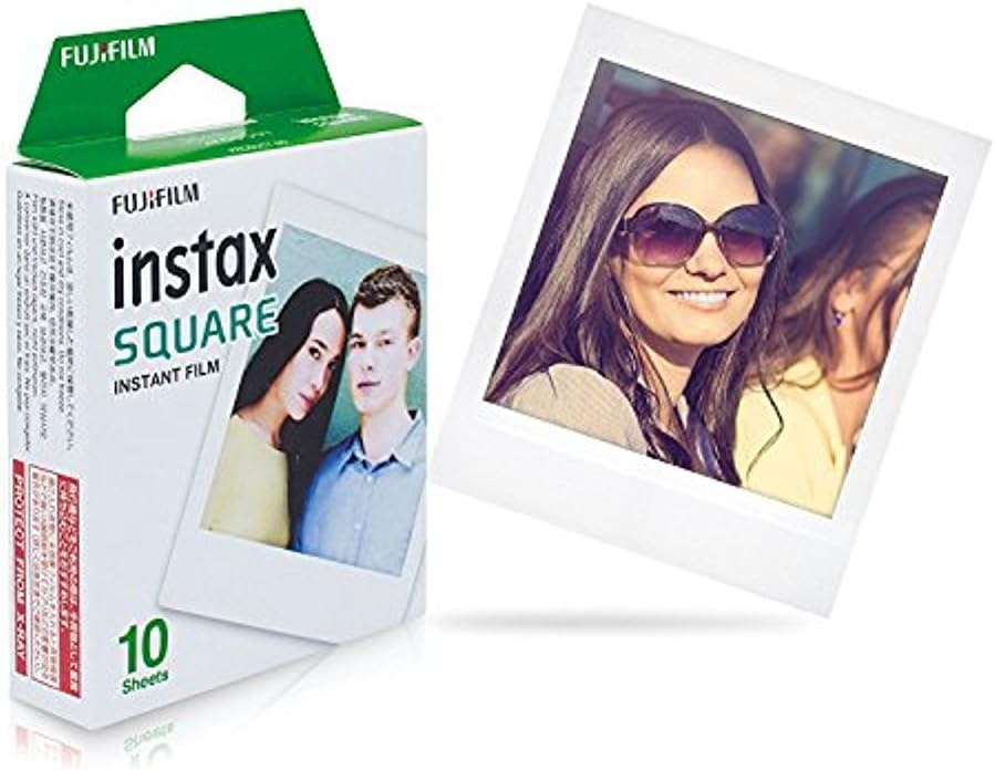 Fujifilm Square Instant Film 10 Pack (100 exposures) for SQ1, SQ6 & SQ10 Cameras (5 Items)