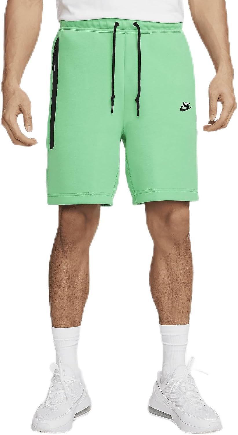 Nike Sportswear Tech Fleece Men's Shorts (Spring Green/Black, FB8171-363) Size Large