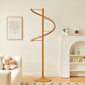 1.8M Spiral Rotating Clothing Rack, Metal Garment Rack Freestanding Coat Rack Retail Display Storage Shelf for Clothes Coats Jackets Bags Hats