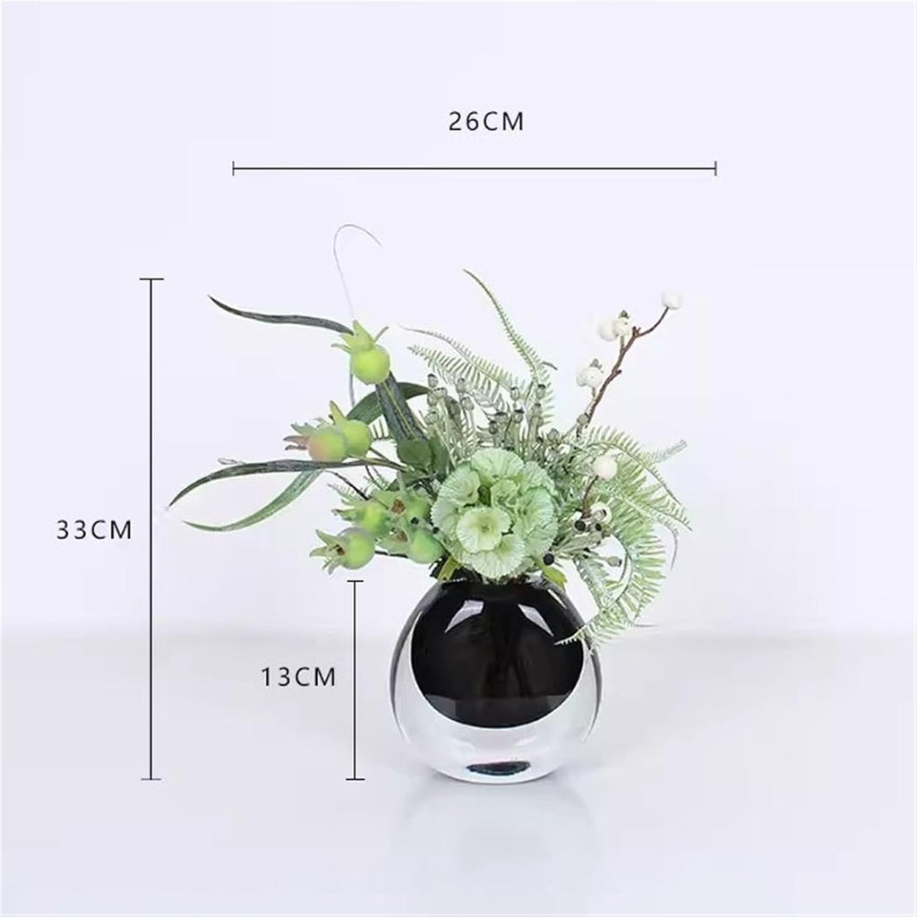 Faux Plants Table Centerpiece Decorations Simulation Dried Flowers Set Home Coffee Table Arrangement Soft Furnishing Fake Flowers Spring Summer Decoration(D)