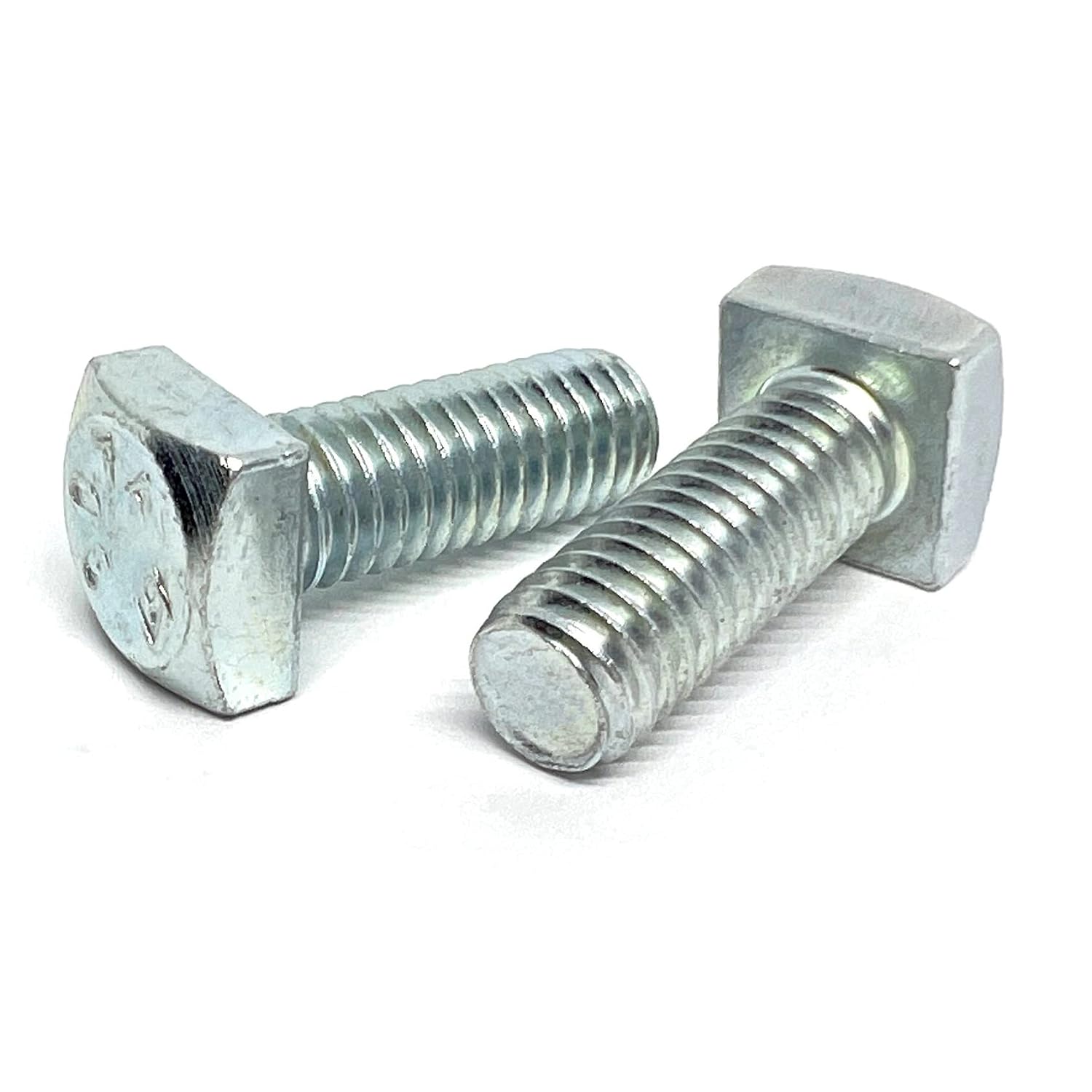 (750 Pieces) 1/2'-13x1' Square Head Bolts Grade A307 Zinc Clear