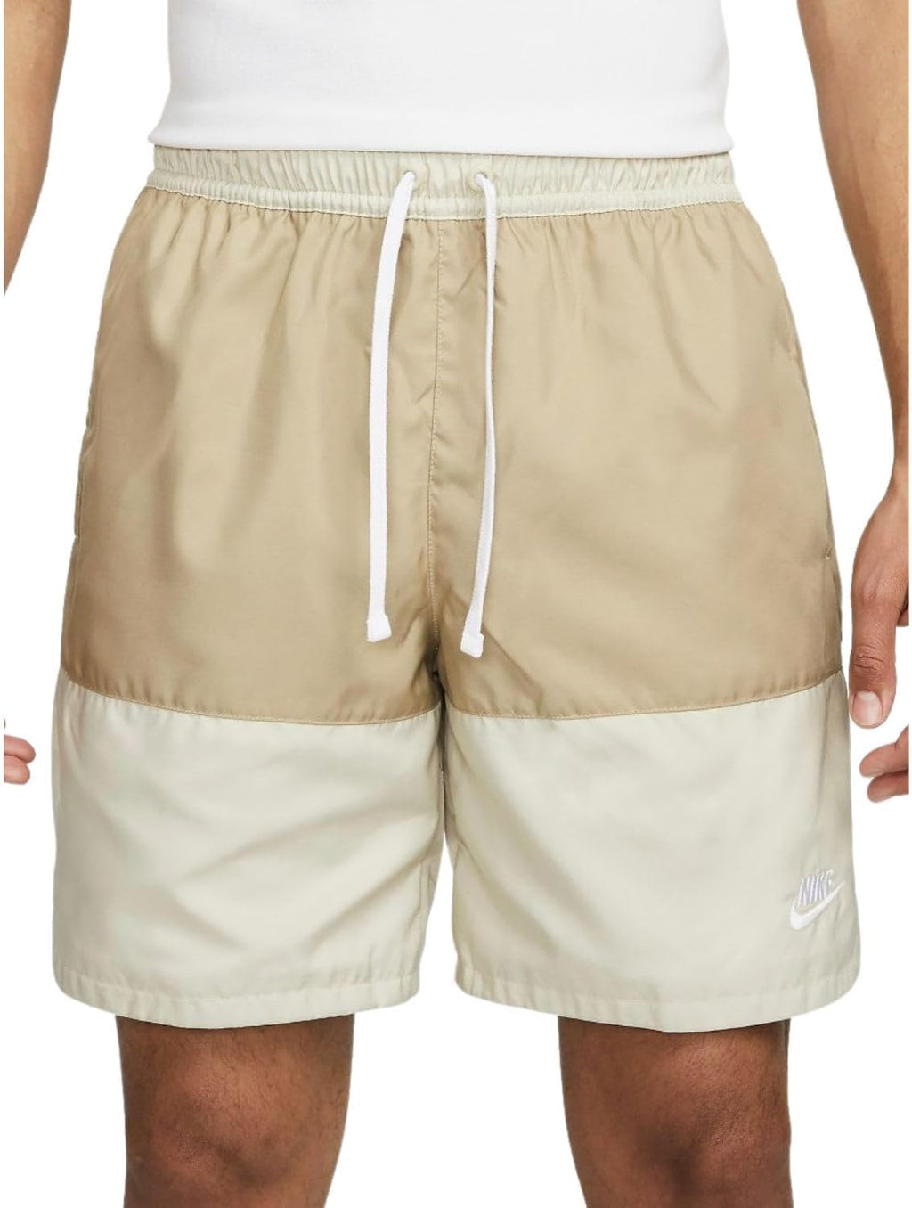 Nike Sportswear Sport Essential Men's Woven Lined Flow Shorts (Long) Size - Small Beige