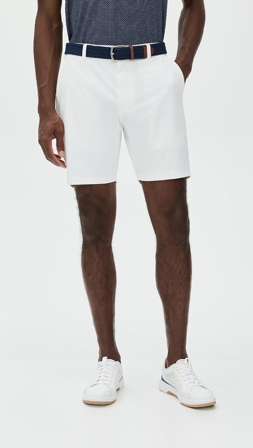 Bright White Varick Pull-On Short