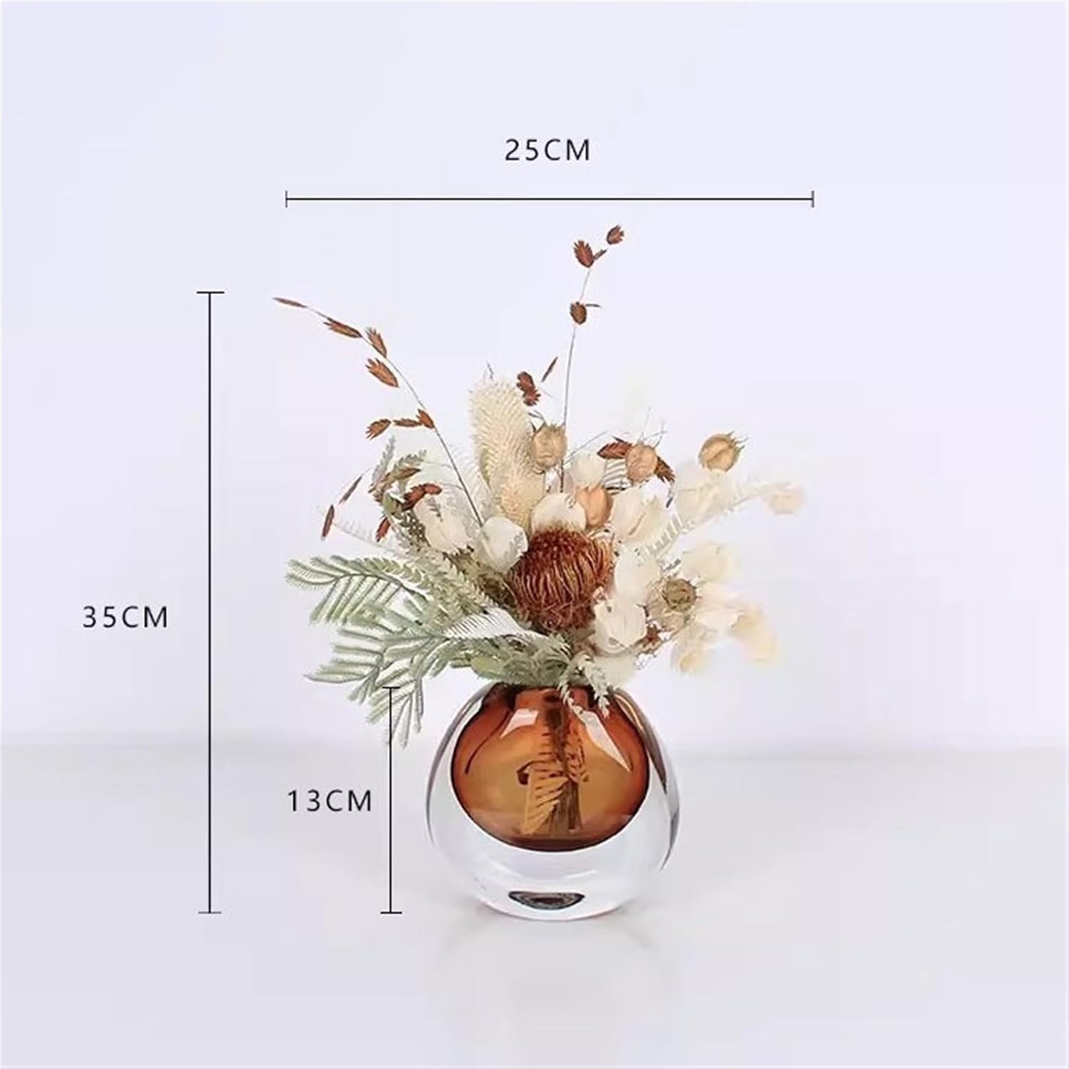 Faux Plants Table Centerpiece Decorations Simulation Dried Flowers Set Home Coffee Table Arrangement Soft Furnishing Fake Flowers Spring Summer Decoration(A)