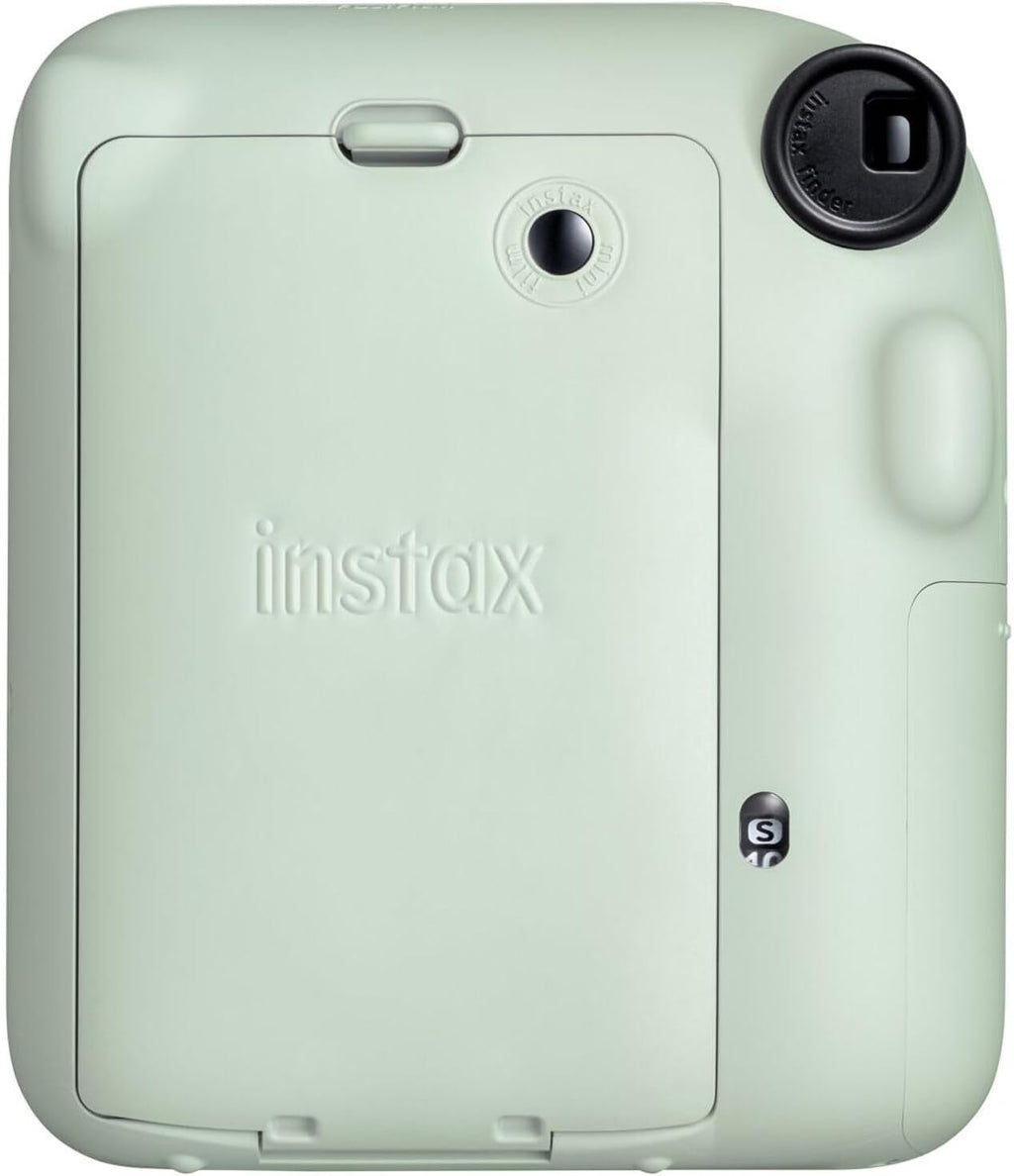 Fujifilm Instax Mini 12 Instant Camera Mint Green Bundle with Fuji Instax Mini Film Value Pack (80 Sheets) + Protective Carrying Case + Photo Album + Microfiber Cleaning Cloth