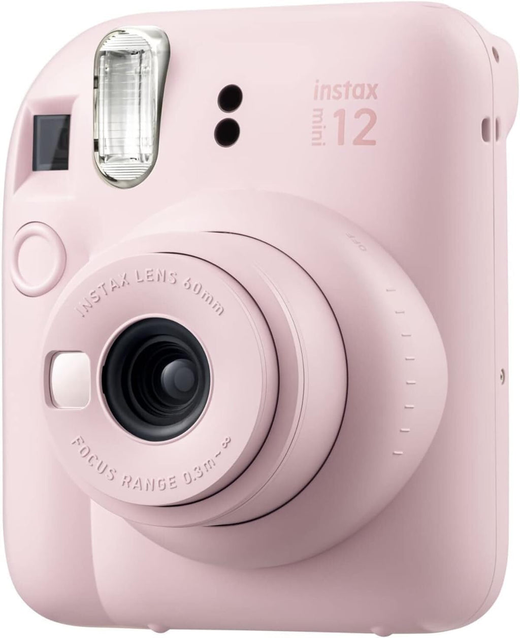 Fujifilm Instax Mini 12 Camera (Blossom Pink, w/Extra Film (80 Sheets) + Travel Kit)