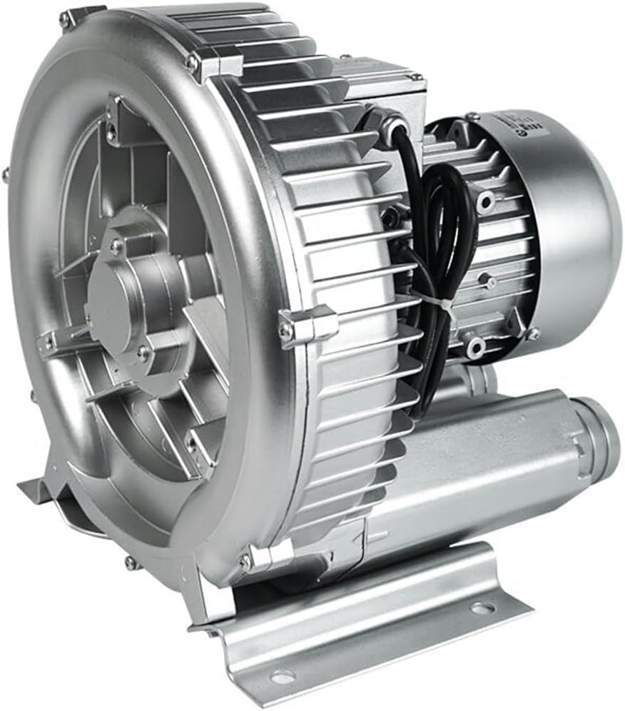 2HP Regenerative Blower 110-120V | 1.75 KW 150 CFM High-Pressure Industrial Vacuum Pump for Air Blowing Sewage Aeration Aquarium Fish Pond, Replace# 2LG510-7AA21 2LG5107AA21