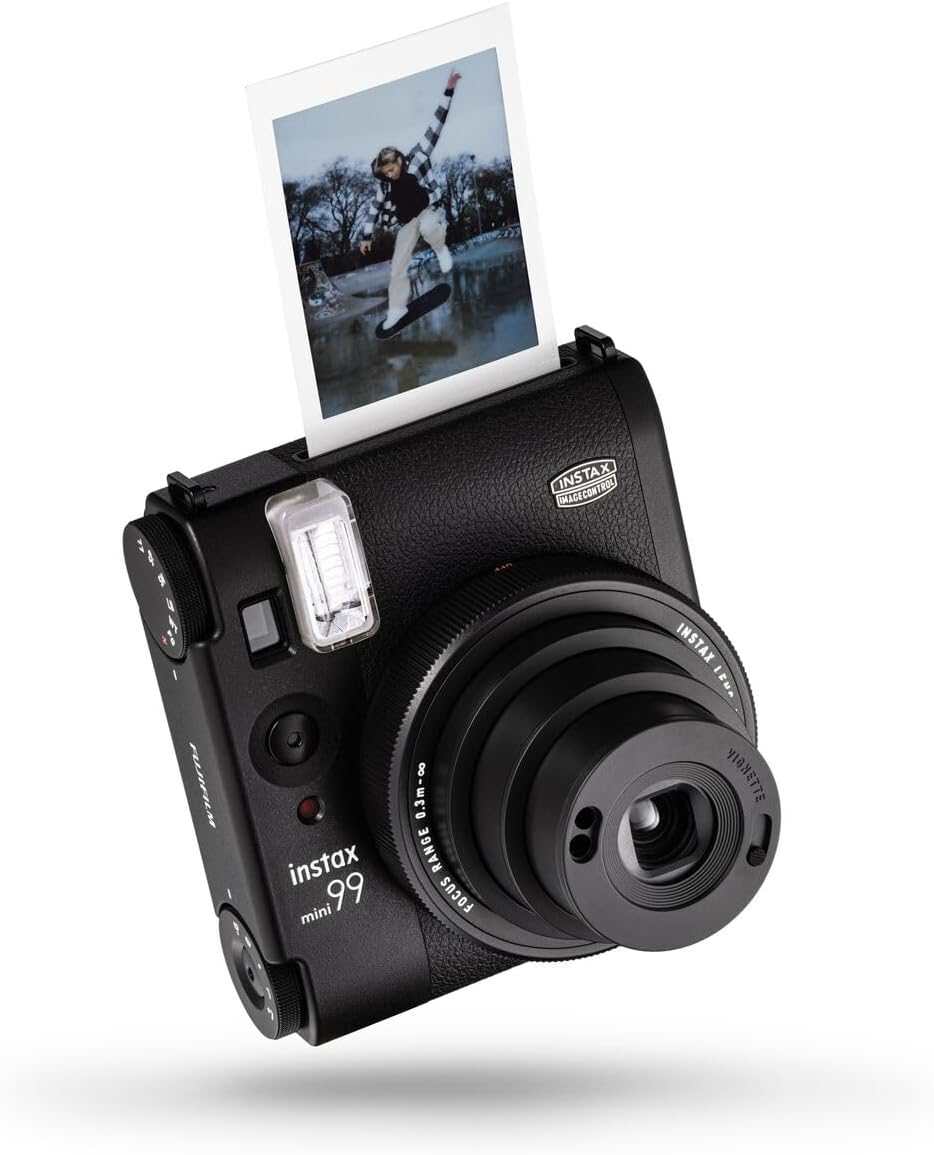 INSTAX Mini 99 Instant Film Camera with Colour Effects, Brightness Control, Landscape/Normal/Macro Modes, Manual Vignette Switch, Uses Mini Film (Sold Separately)