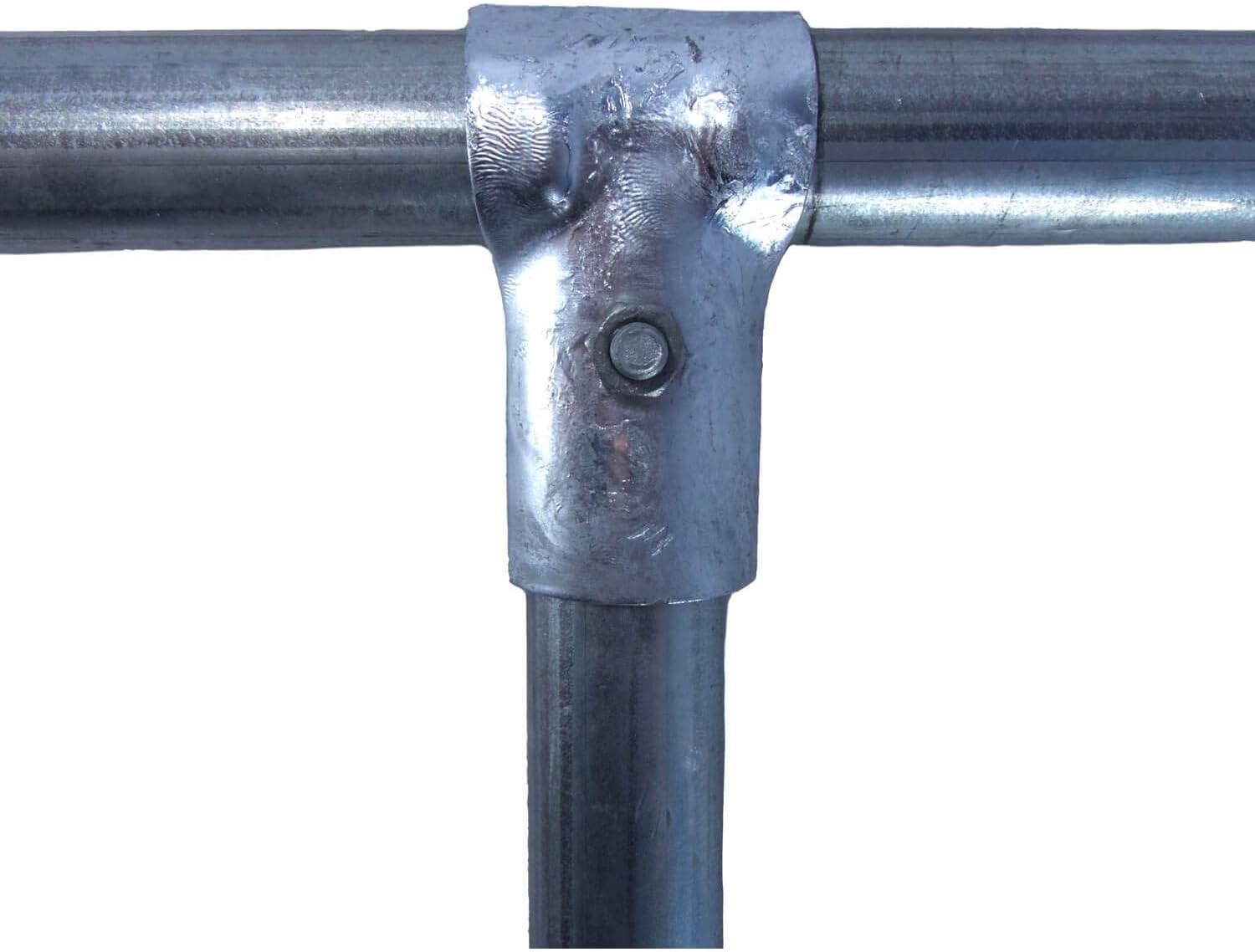 Black Powder Coated Chain Link Fence Butterfly Gate Latch - 1-3/8' Gate Frame and 2-3/8' Gate Post - Fence Gate Latch with Hole for Padlock - CASE Qty 10