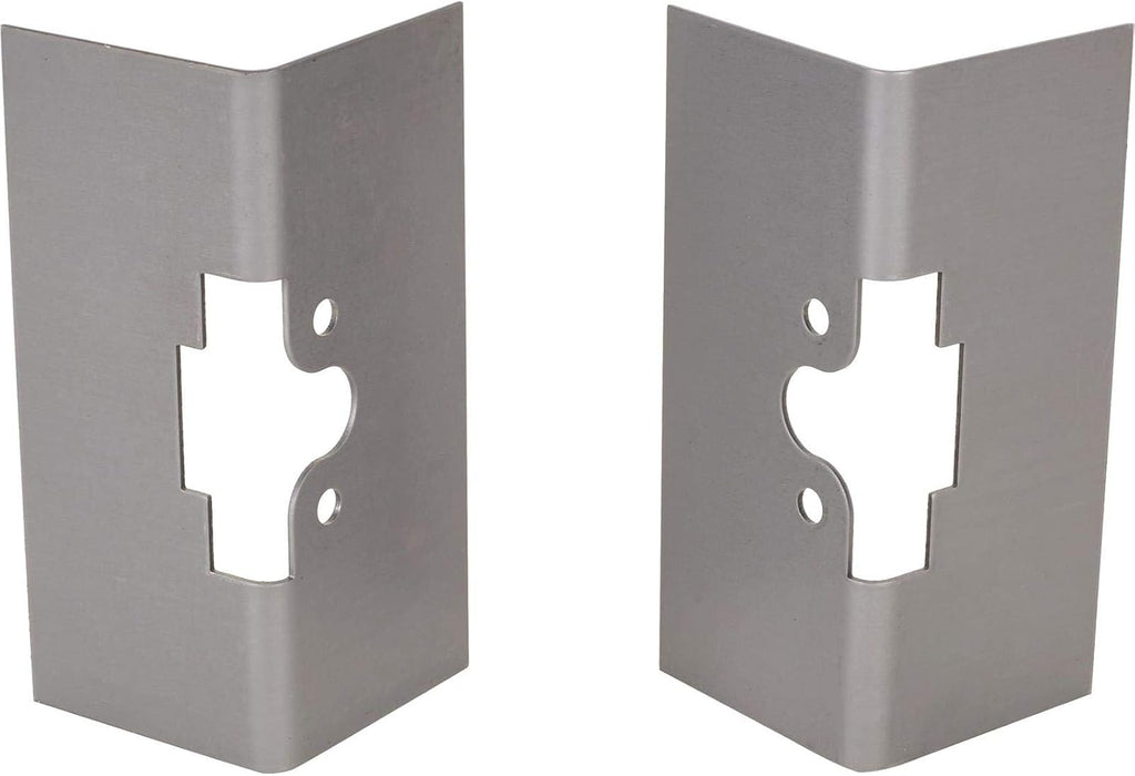 Speedway Motors Universal Slim Line Bear Jaw Complete Door Latch Kit Includes Left and Right Latches Mounting Plates Striker Pins Cage Nut Plates for Street Rods
